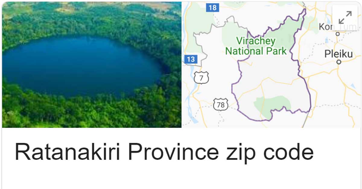Ratanakiri Province zip code